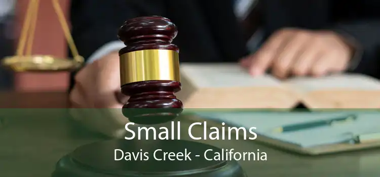Small Claims Davis Creek - California
